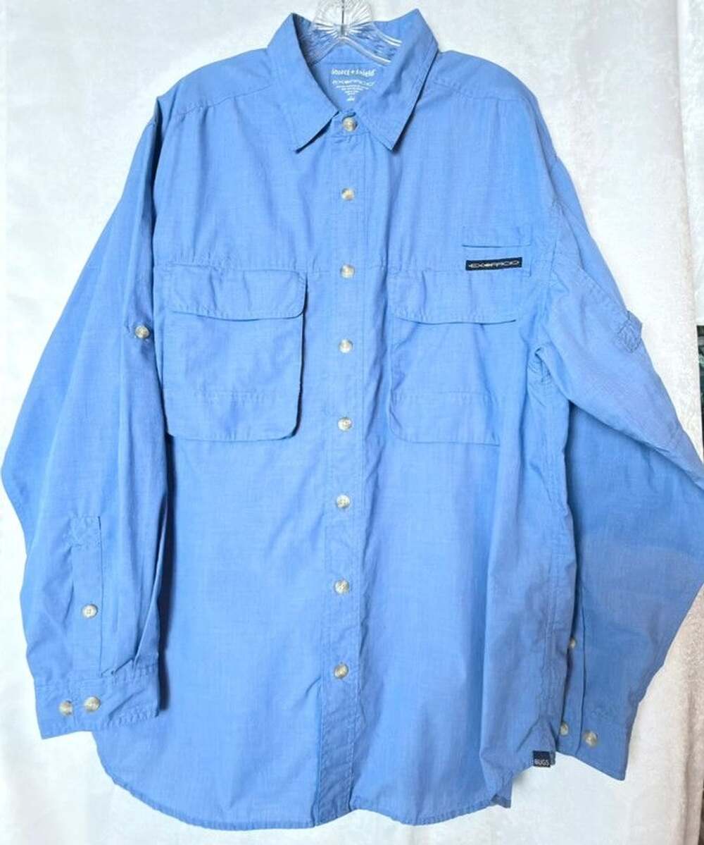 Men's ExOfficio BugsAway / Buzz Off Insect Shield Long Sleeve Button-Down Shirt